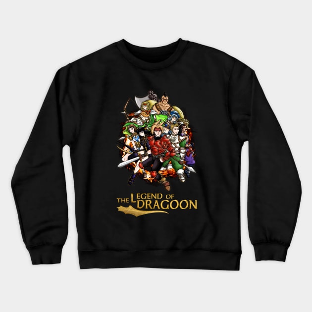 The Legend of Dragoon Heroes Crewneck Sweatshirt by WarioPunk